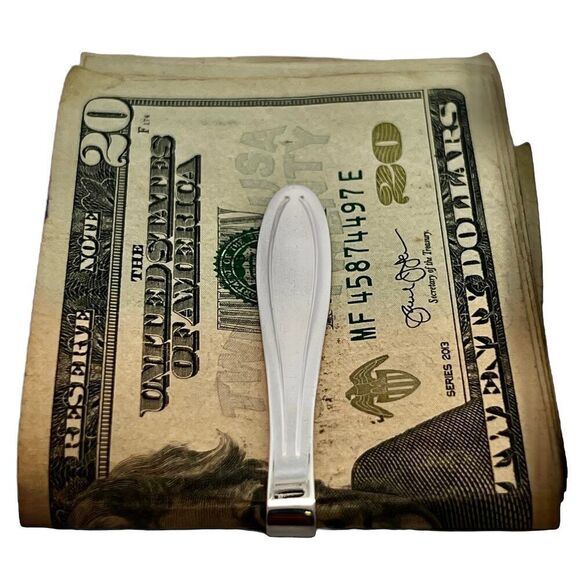 Georg Jensen Estate Money Clip Tie Pin Silver GJ35 - Picture 7 of 15